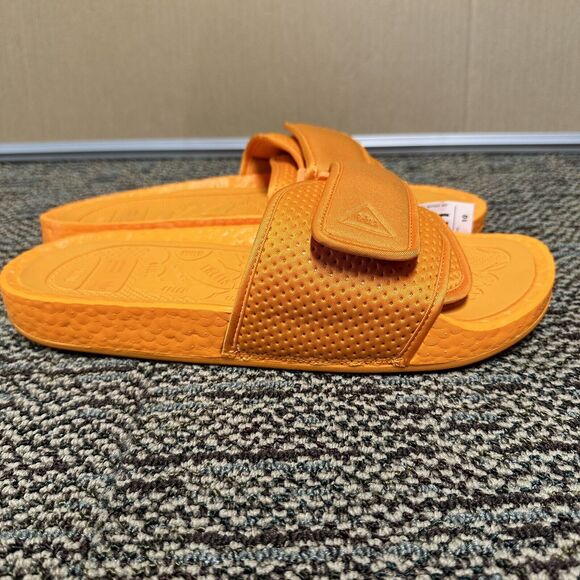 Adidas Human Race HU Chancletas Slides Orange FV7261 Size Men’s 10 Women’s 11 main image 5